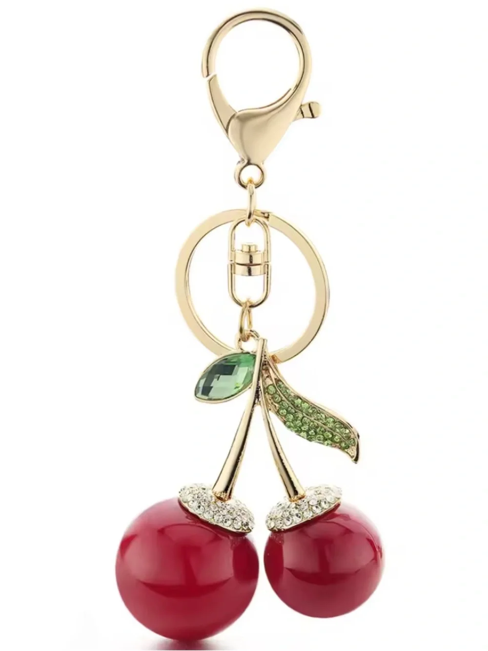 BLINGED CHERRY CHARM